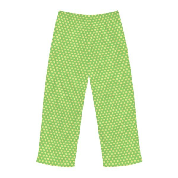 Men's Green Polka Dot Pajama Pants - Comfortable and Stylish Sleepwear - Image 2