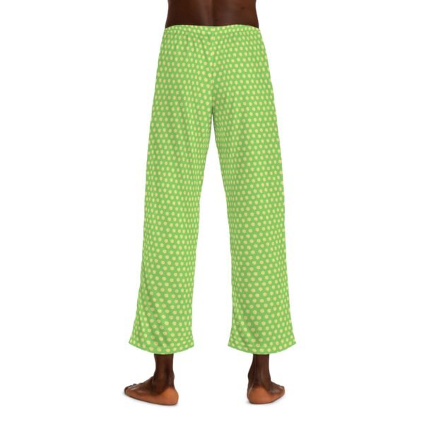 Men's Green Polka Dot Pajama Pants - Comfortable and Stylish Sleepwear - Image 4