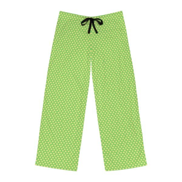 Men's Green Polka Dot Pajama Pants - Comfortable and Stylish Sleepwear