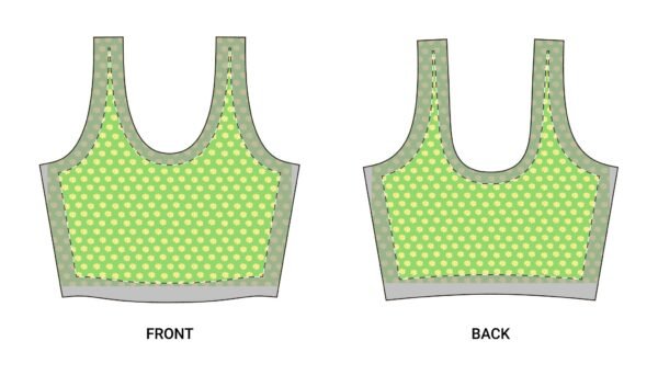 Copy of Feminine Floral Sports Bra - Comfortable & Stylish Athletic Wear